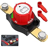 Joinfworld Side Post Battery Disconnect Switch 12V-48V 275A Waterproof Marine Battery Cut Off Switch 12 Volt for Car RV Boat ATV UTV Vehicles