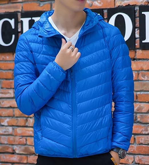 Amazon ジャケット メンズ ダウンジャケット ショート丈 アウター ダウン 大きいサイズ 細かい縫い目 秋服 冬服 通勤 通学 フード付き コート ジャケット 通販