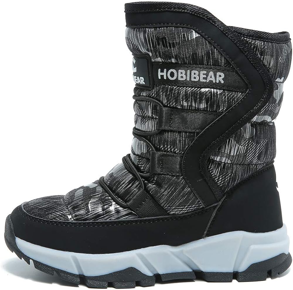  | GUBARUN Boys Snow Boots Winter Waterproof Slip Resistant Cold Weather Shoes (Toddler/Little Kid/Big Kid) | Snow Boots