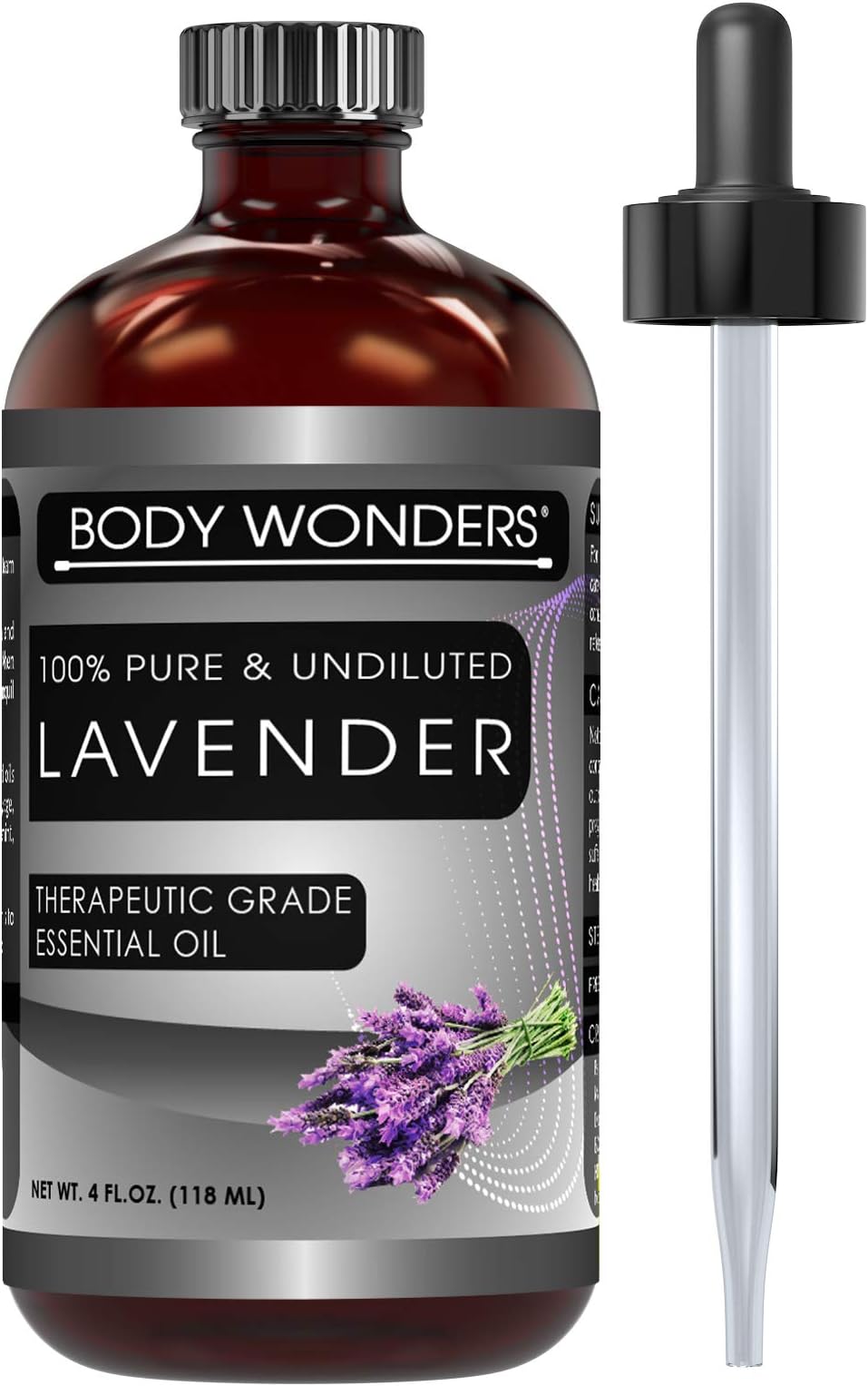 Body Wonders Therapeutic Grade Oil, Lavender, 4 oz