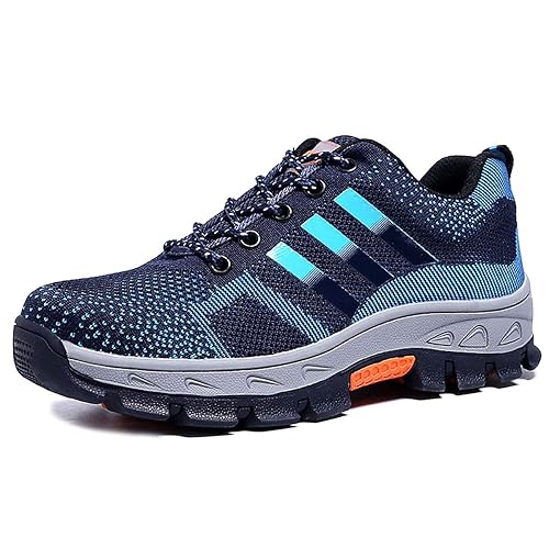 CHNHIRA Unisex Erwachsene Damen Herren Sicherheitsschuhe Arbeitsschuhe Schutzschuhe mit Stahlkappe