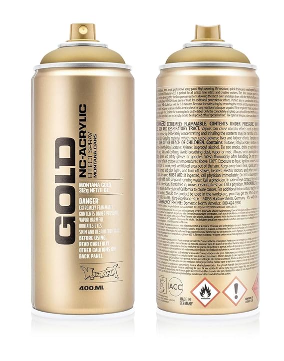 Montana Cans 369759 Spray Dose Gold 400ml