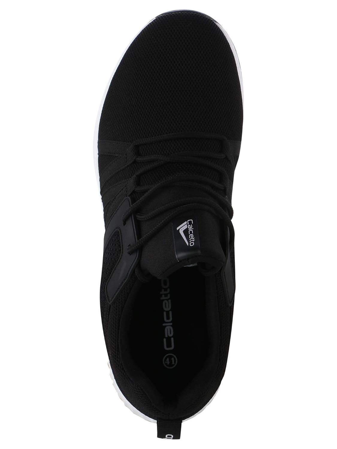 calcetto black sports shoes