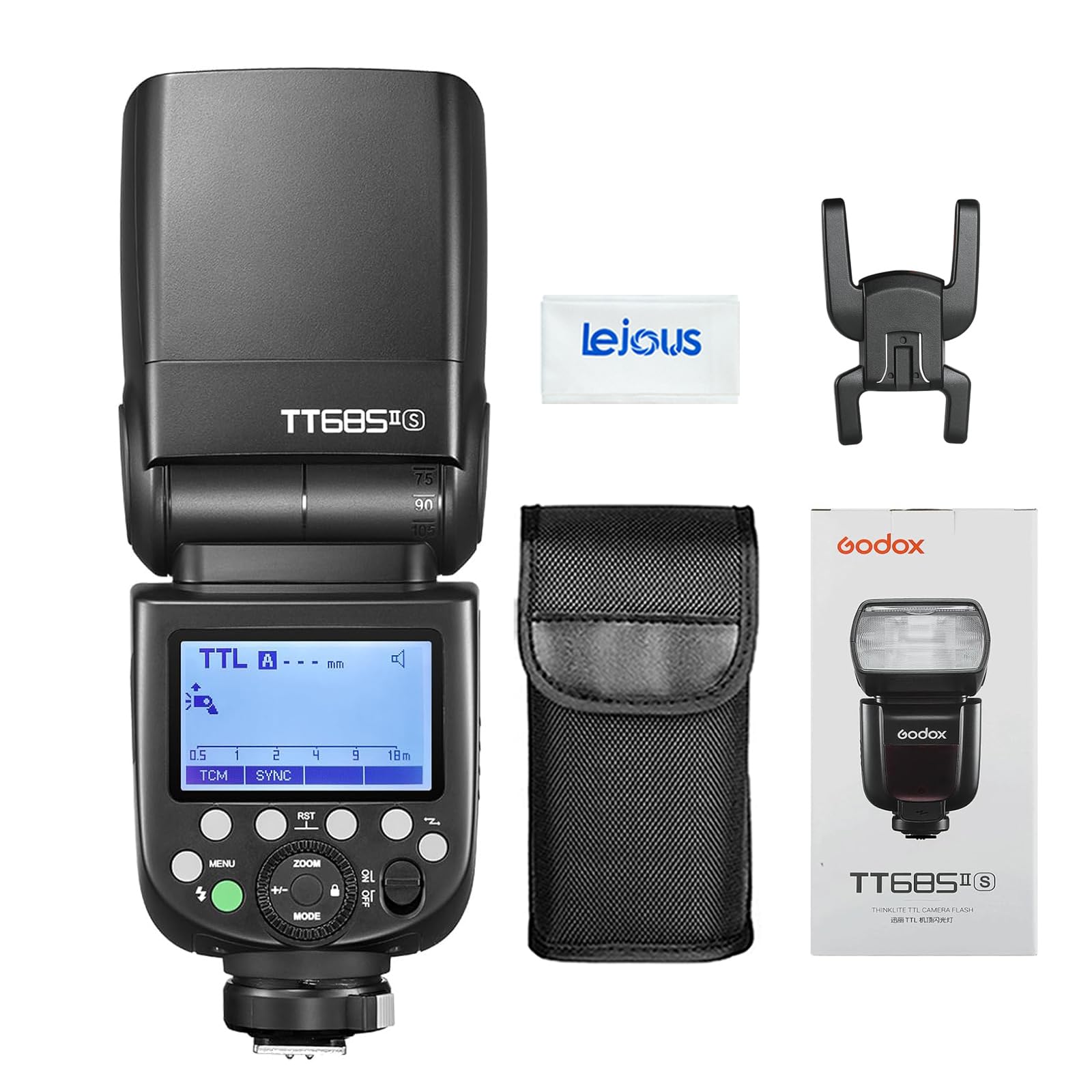 Godox TT685II-S TTL Flash Speedlite GN60 2.4G 1/8000s HSS Speedlight Compatible with Sony A7IV A7III A77II A7RIII A58 A99 A6400 A6000