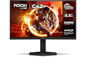 Monitor Gamer Curvo AOC AGON G4Z 27" 300Hz 0,3ms HDR10 Base Ajustável C27G4Z/P