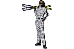 HOTIAN Women One Piece Ski Suits Slim Fit Overalls Jumpsuits Waterproof Winter Outdoor Snowboard Snow Suits