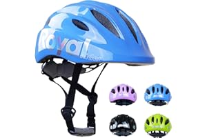 RoyalBaby Kids Helmet 0.47 lb Ultra-Lightweight & Adjustable for Ages 5-13 Years, Ideal for Cycling, Scooter, Balance Bike & More Sports, 4 Vibrant Colors Available