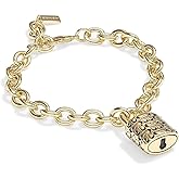 Coach Quilted Padlock Bracelet