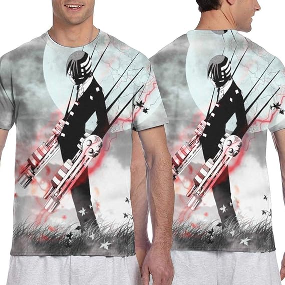 Amazon Co Jp ソウルイーター 3 1 メンズ 半袖 夏服 Tシャツ おしゃれ 3d プリント はワンマンデザイ Tシャツ日常用 メンズ スタイリッシュな 吸水速乾 シンプル おしゃれ 人気 無地 半袖 通勤 通学 運動 ティーシャツ 服 ファッション小物