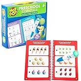 Educational Insights Hot Dots Preschool Essentials: Reading & Math Workbook - Preschool Workbooks with Interactive Pen, Homeschool Learning Books, Build Toddler Reading & Math Skills, Ages 4+
