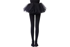 Frola Girls'Winter Warm Footed Tights Fleece Lined Thermal Winter Leggings 300 Denier Age 2-13