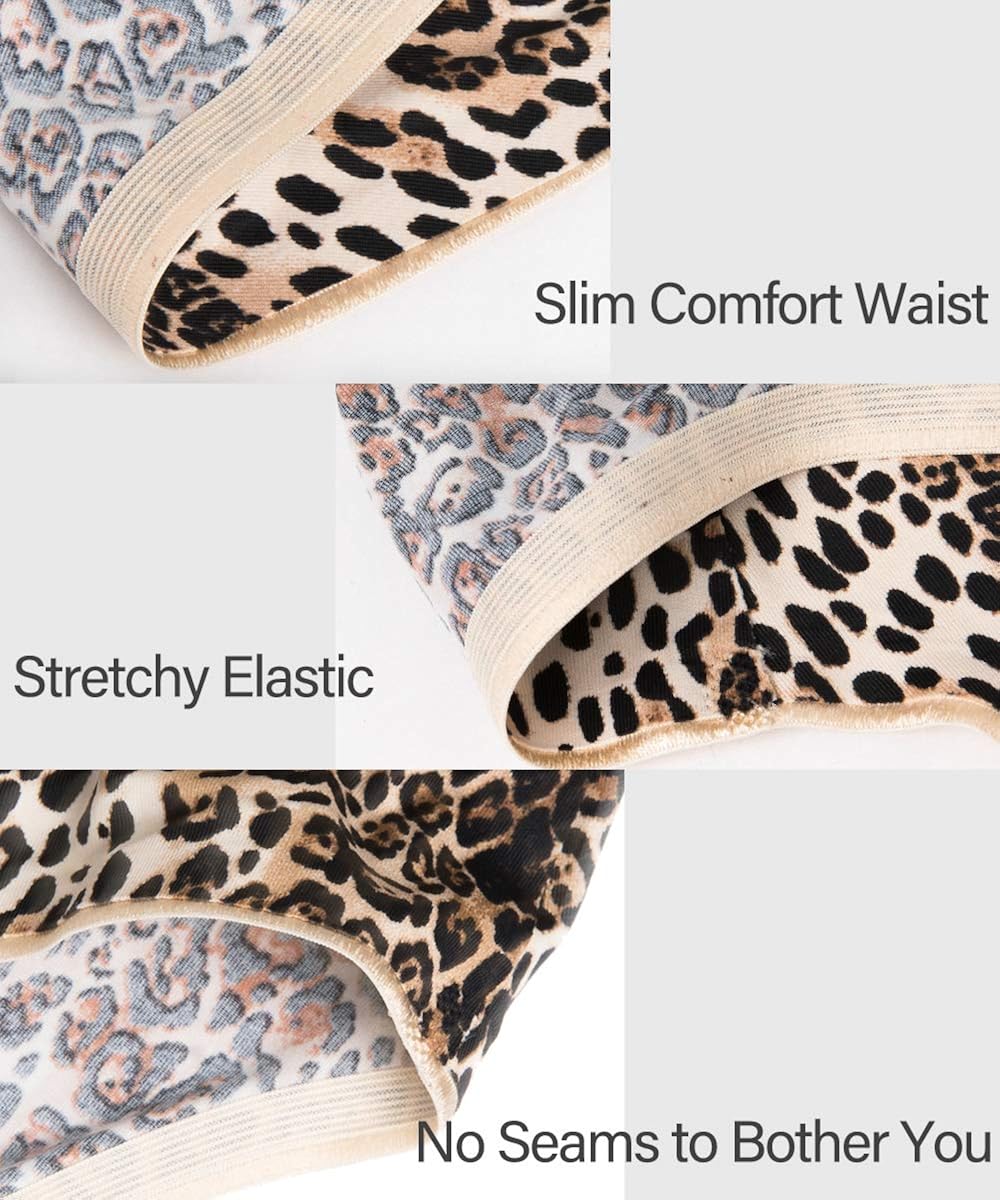 MISSWHO Seamless Underwear Women Mercerized Cotton Soft Stretch Bikini Panties 5-Pack at  Women’s Clothing store