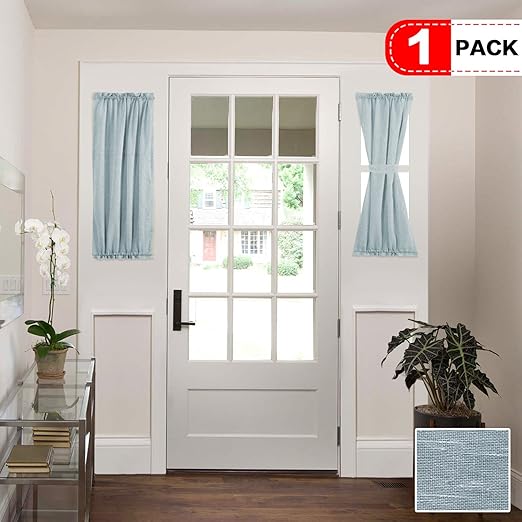 Amazon Com H Versailtex Rich Linen Poly Blended French Door Panel