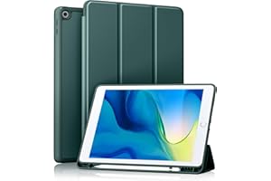 Akkerds Case Compatible with iPad 10.2 Inch 2021/2020 iPad 9th/8th Generation & 2019 iPad 7th Generation with Pencil Holder, 
