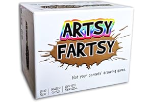 TwoPointOh Games Artsy Fartsy - Fun Family Games for Kids and Adults. Winner of USA Today's Best Gift for Families National Award