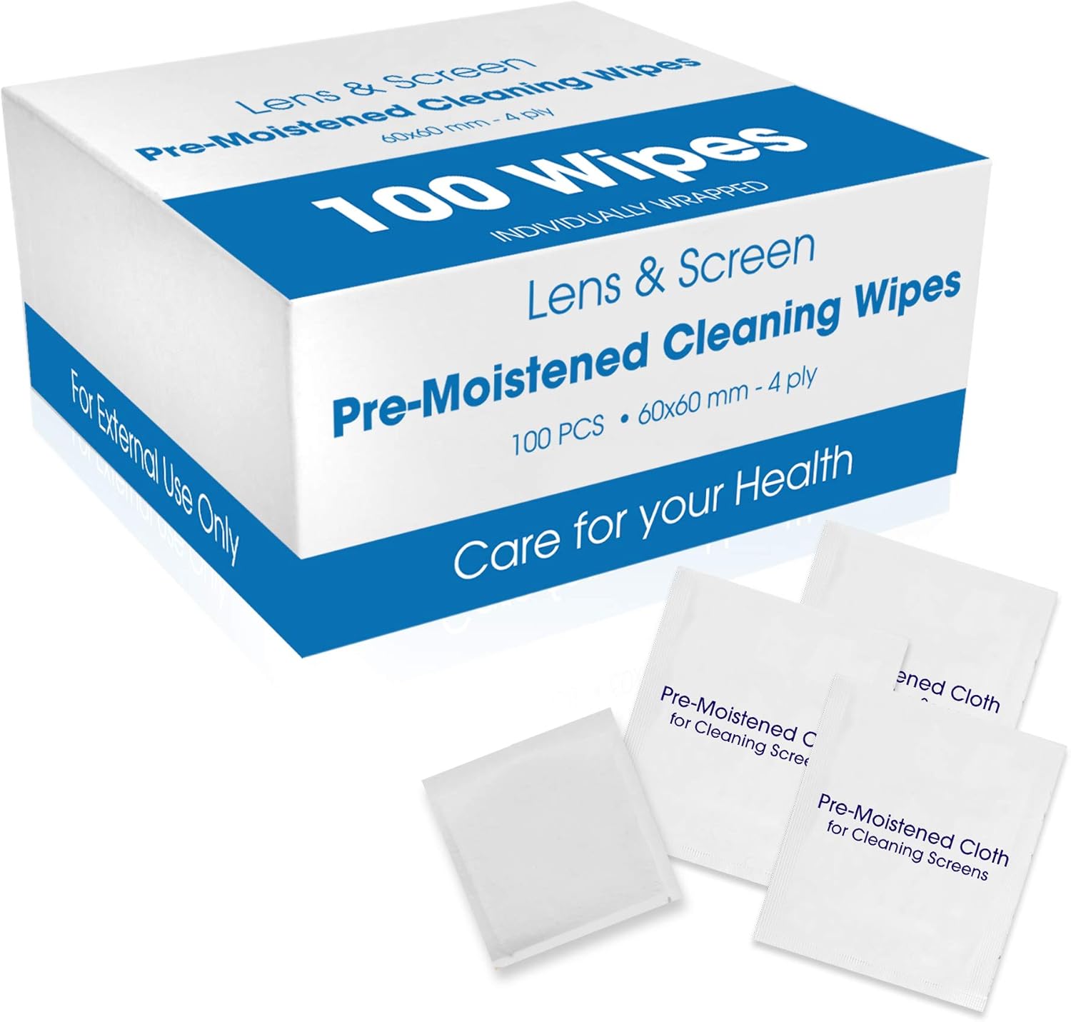 amFilm Screen Cleaning Wipes, Pre Moistened Cleansing