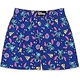 Disney Lilo & Stitch Mens Cotton Jersey Button Fly Boxer Lounge Shorts