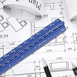 12" Architectural Scale Ruler Aluminum Architect