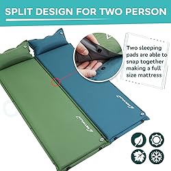 Clostnature Self Inflating Sleeping Pad for Camping