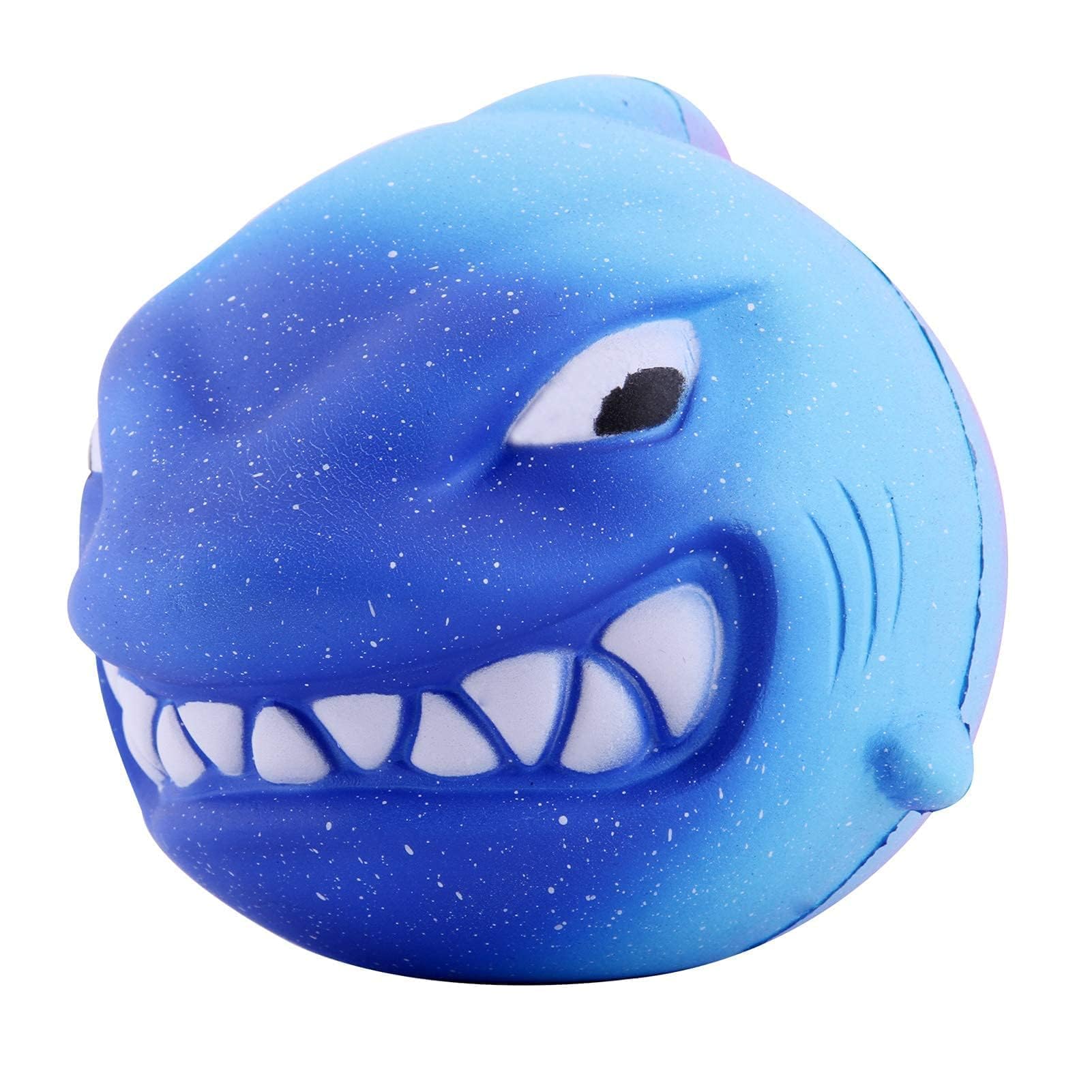 Anboor Squishies Shark Galaxy Giant Squishy Slow Rising Squeeze Toys Stress Relief Kawaii Soft Squishies Sensory Toys Gift Collection