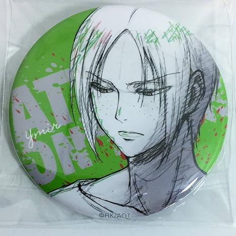 Amazon Wit Studio 缶バッジ コレクション 進撃の巨人 Season 2 ユミル グッズ バッチ Attack On Titan 藤田咲 Ymir Rare アニメ 萌えグッズ 通販