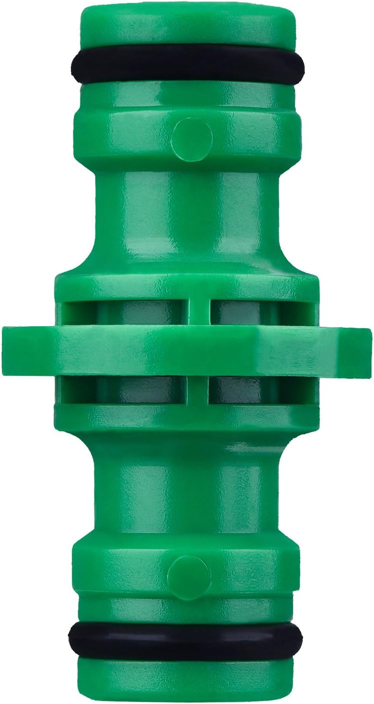 6 Pack Double Male Hose Connectors Extender for Join Garden Hose Pipe