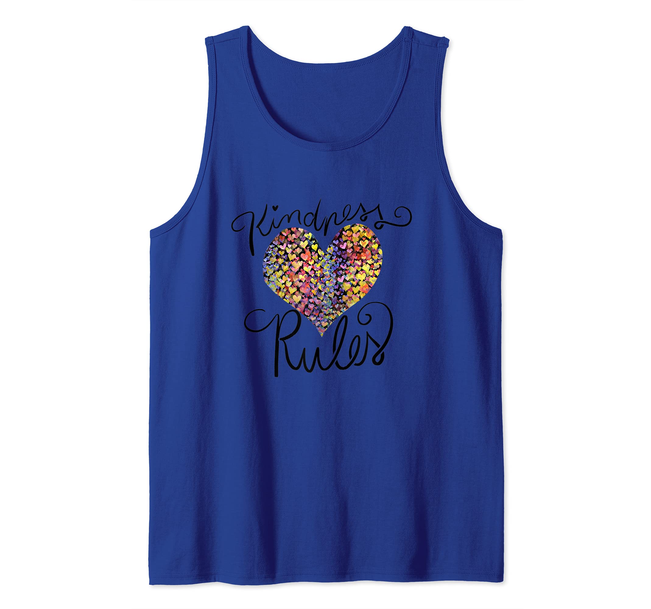 Be Kind Rainbow Heart Tank Top