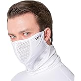 SUIGOLF KOREA (Type H) UV Sun Protection Balaclava Half Face Mask - For Golf, Hiking, Running, Cycling & Outdoor Sports