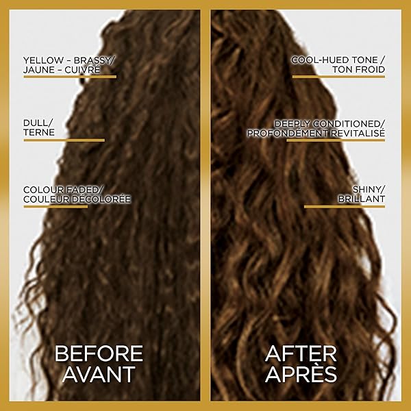 L’OREAL PARIS LE COLOR ONE STEP TONING HAIR GLOSS, COOL BRUNETTE, 4 OUNCE