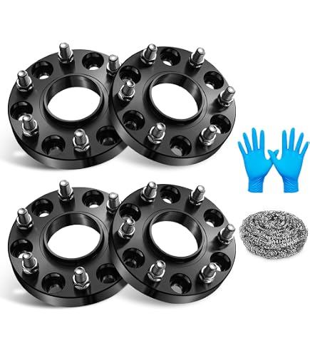 thumbnail image 2 of Pair Of 25mm Hubcentric Wheel Adapters - 5x115 To 5x120 Bolt Pattern, 14x1.5 Lug 2 of 9