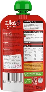 Ella's Kitchen Stage 1 Organic Apple Strawberry 120 g Pack of 7 view 2