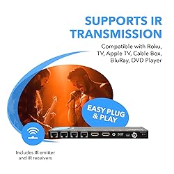 OREI 1x4 HDMI Extender Splitter Multiple Over
