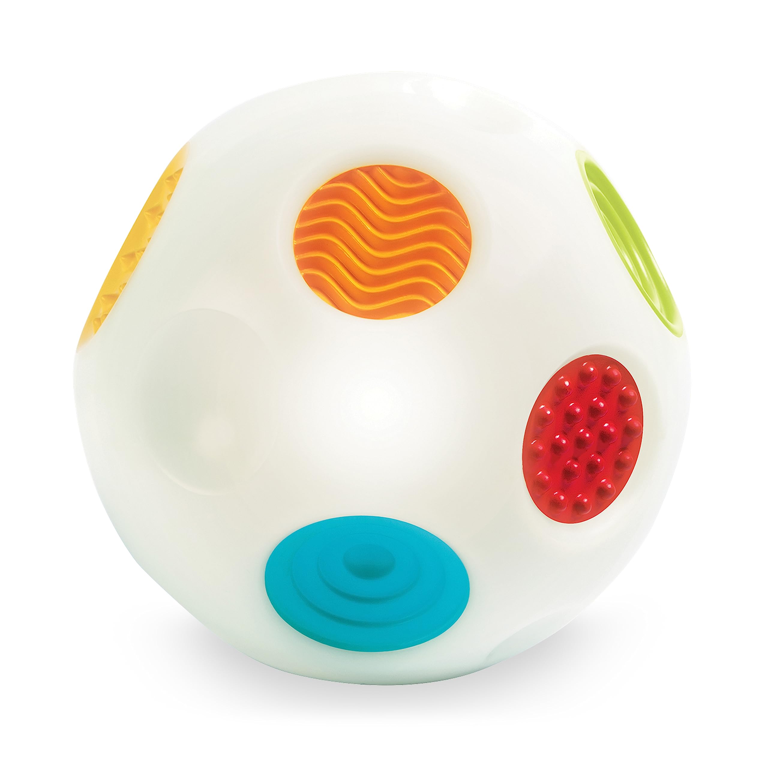 Infantino - Sensory Senso - Stimulates Sensory Development - Musical Sound Ball - Interactive Learning Aid - Educative Toys - Promotes Motor Skills - For Babies 9-36 Months - Multicoloured - Baby Gift