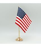 USA & Palästina Tischflaggen Set – 20,3 X 12,7 Cm, Mit Ständer, Miniatur-Flaggen