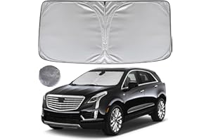 KAYZT Windshield Sun Shade for 2017-2025 Cadillac XT5 Foldable Sunshade SUV Front Window Custom Fit Car Accessories