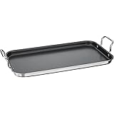 Cuisinart Double Burner Griddle, 10" x 18", Stainless Steel