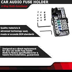 4-Way Multi-functional Car Audio Stereo ANL Fuse