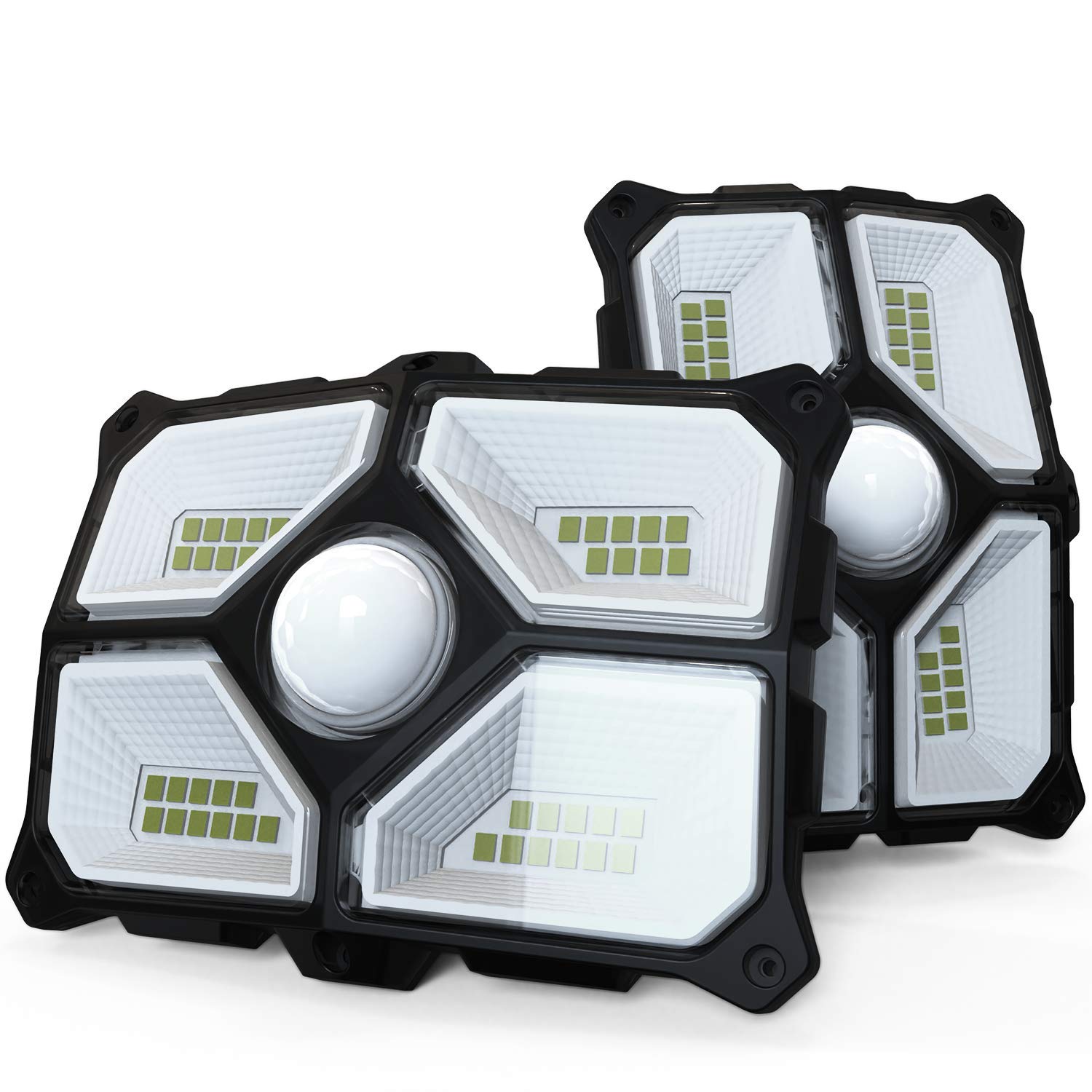 Solar Lights Outdoor Security 2 Pack, 40 LED ShookOne Solar Motion Sensor Security Lights with 120° Wide Angle, PIR Sensor Mode,Easy to Install, Waterproof Durable Solar Powered Lights Wall Lights