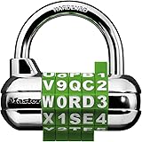 Master Lock 1534D Locker Lock Set Your Own Word Combination Padlock, 1 Pack, Assorted Colors