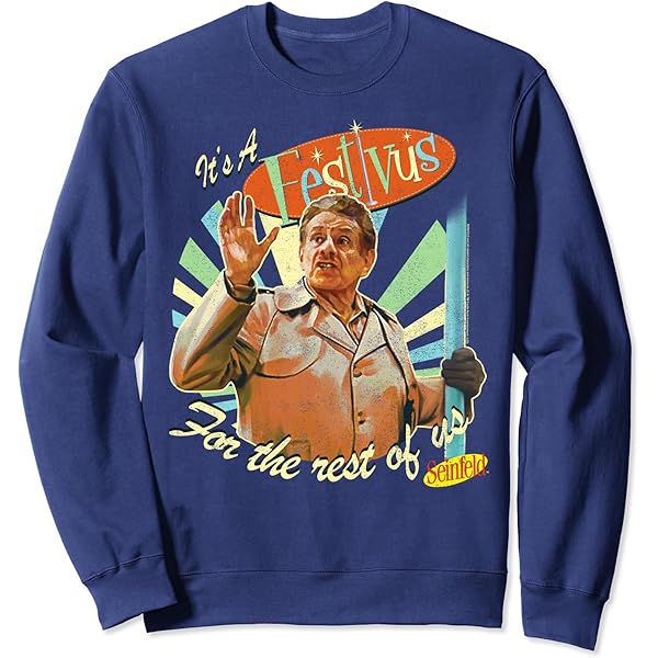 Feitong Sudaderas Seinfeld Sudadera Con Logotipo De Happy Festivus