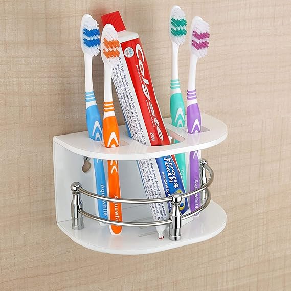 RASODA IMPEX Acrylic Toothbrush Holders for Bathroom Stand
