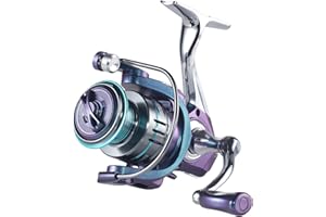 HAUT TON Spinning Reel Galaxy AT 1000/2000/3000/4000/5000/6000/7000 Series Advanced Version,Full Matel Farme,7+1BB Stainless Ball Bearing,33LB MAX Drag Fishing Reels, For Medium inshore&offshore Saltwater ,Freshwater ,Ice fishing