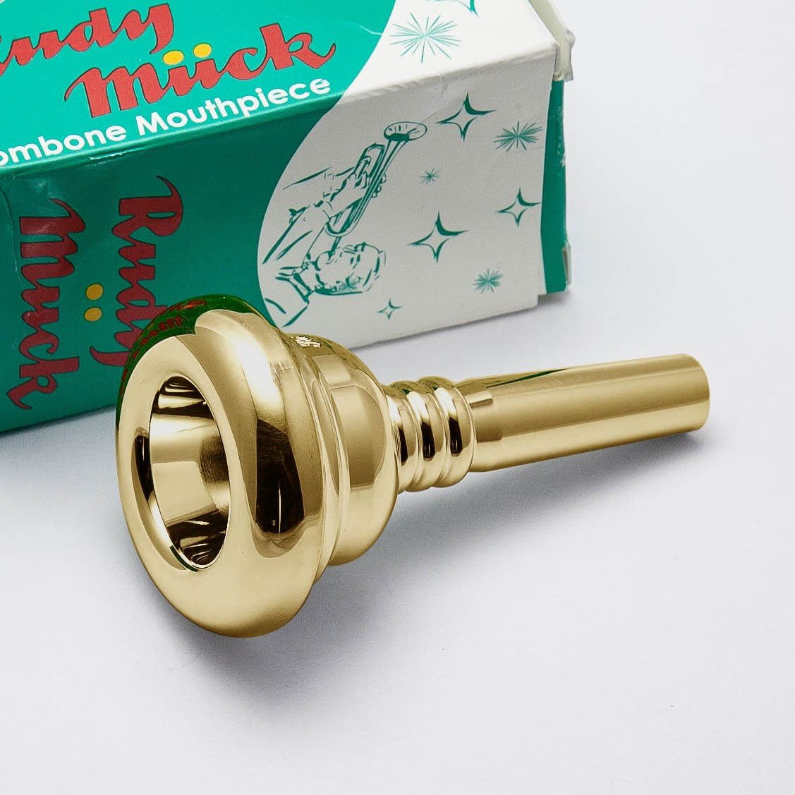 Rudy Muck 21 24K Gold Small Shank Trombone Mouthpiece