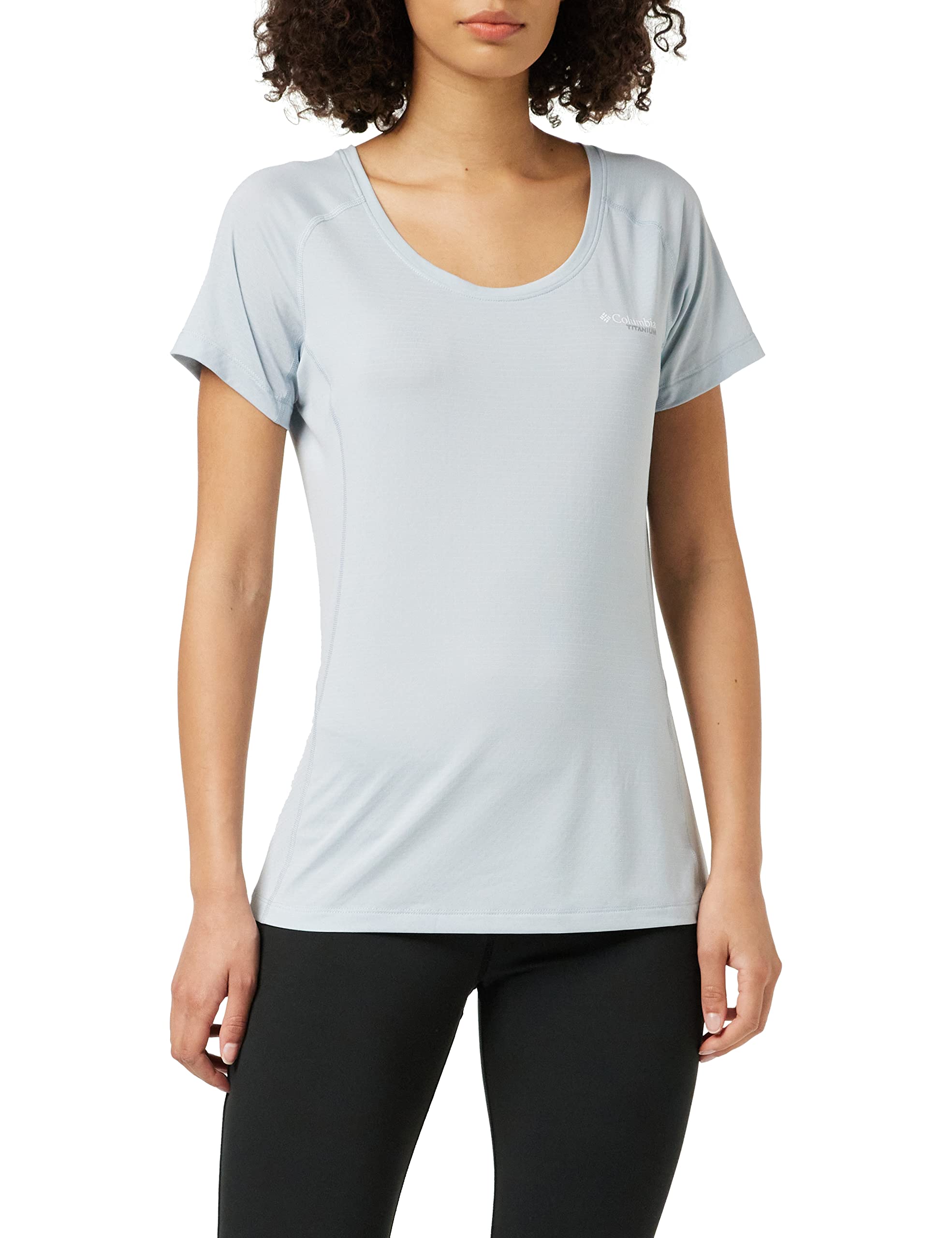 Columbia Titan Trail Lite Women's Short-Sleeved T-Shirt, Cirrus Grey, XL