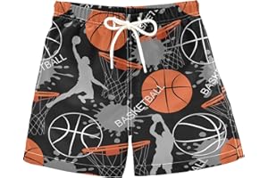 visesunny Boys Surfing Board Shorts Quick Dry Boys Swim Shorts Toddlers Swim Trunks Size from 2T to 14/16