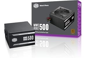 Cooler Master MPX-5001-ACAAB-US MWE Bronze 500 Watt 80 Plus Certified Power Supply