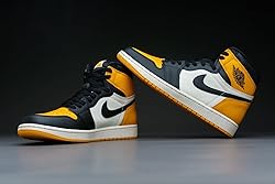 Jordan Mens Air 1 High OG 555088 711 Taxi - Size 10