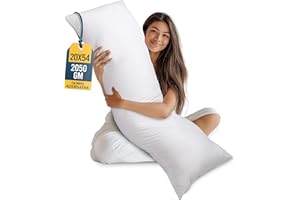Utopia Bedding Oreiller complet pour adultes (blanc, 50,8 x 137,2 cm), long coussin pour dormir, idéal pour les personnes dor