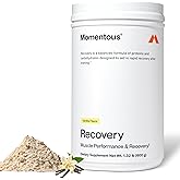 Momentous Recovery Grass-Fed Whey Protein Powder - 20 g Post-Workout Whey Isolate Protein - NSF Certified for Sport - Gluten-Free - 15 Servings - Vanilla - Package May Vary