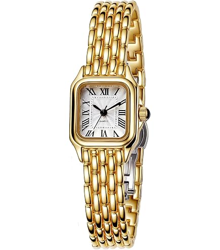 Women\'s Gold Vintage Luxury Dress Analog Stainless Steel Small Casual Wristwatch Vintage Gold Women main image 4